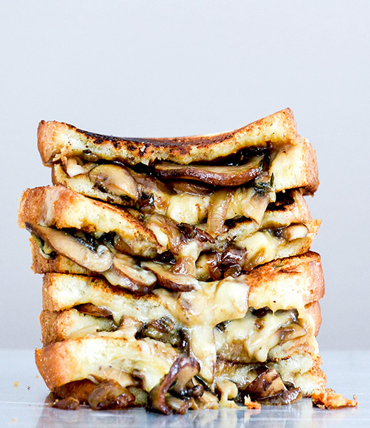 Mushroom Onion And Stout Grilled Cheese Sandwiches Floating Kitchen