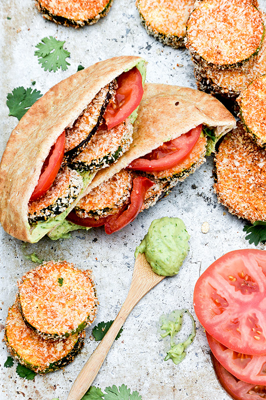 Baked Eggplant And Zucchini Sandwiches With Avocado Aioli Floating Kitchen