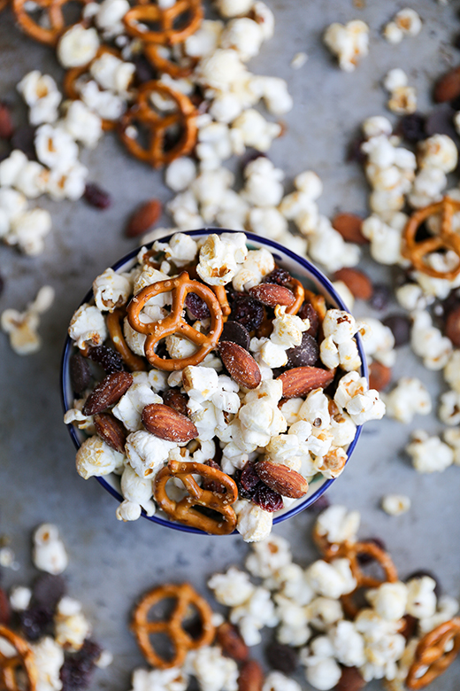 Salty, Sweet and Smoky Popcorn Snack Mix Floating Kitchen