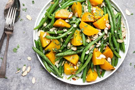 Green Beans and Golden Beets with Tarragon and Almonds – Floating Kitchen