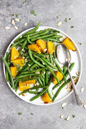 Green Beans and Golden Beets with Tarragon and Almonds – Floating Kitchen