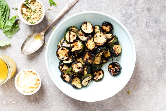 Grilled Zucchini with Browned Butter Bread Crumbs – Floating Kitchen