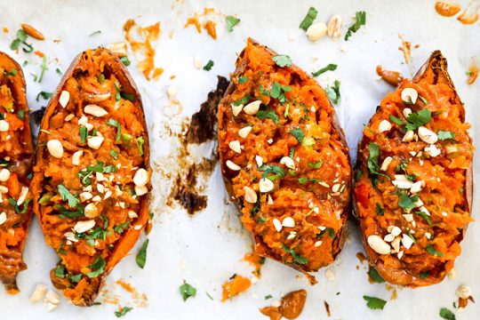 Thai Stuffed Sweet Potato Skins – Floating Kitchen