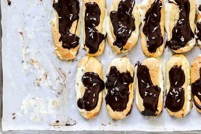 Lavender Éclairs – Floating Kitchen