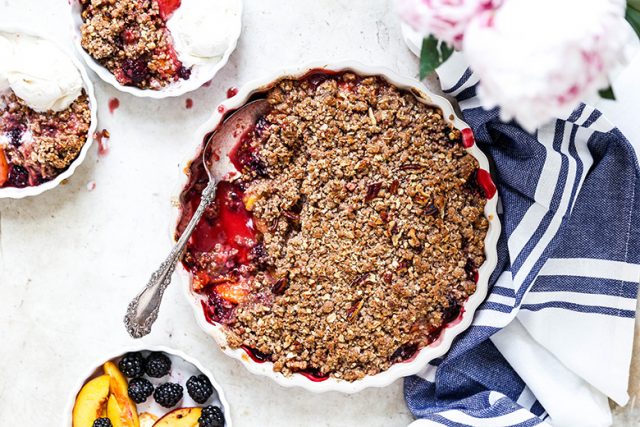 Peach-Blackberry Crisp – Floating Kitchen