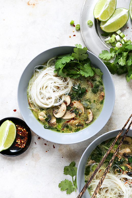 Easy Thai Green Curry Chicken Soup – Floating Kitchen