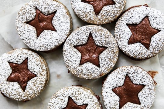 Cappuccino Chocolate Sandwich Cookies | www.floatingkitchen.net