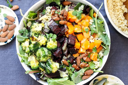 Roasted Vegetable And Quinoa Salad Bowls – Floating Kitchen