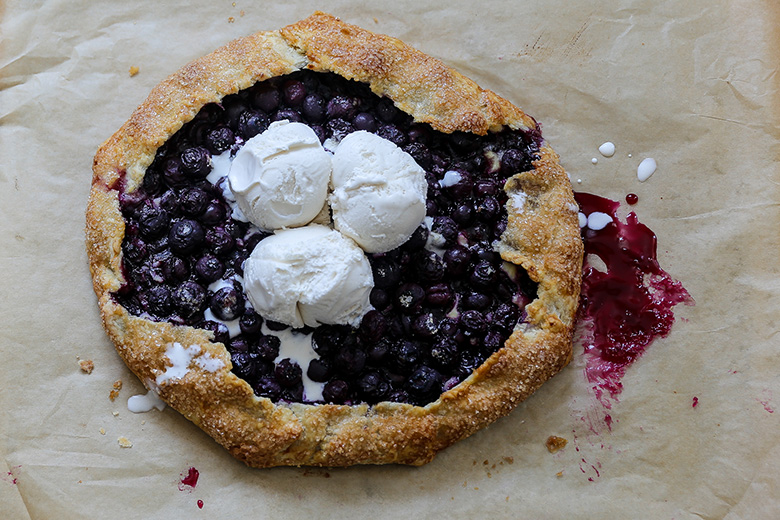 Blueberry Cheesecake Galette | www.floatingkitchen.net