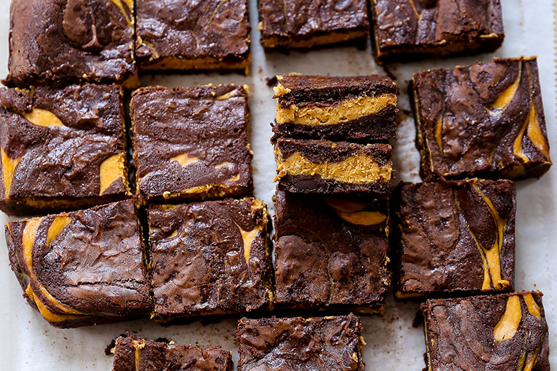 Pumpkin Cheesecake Brownies | www.floatingkitchen.net