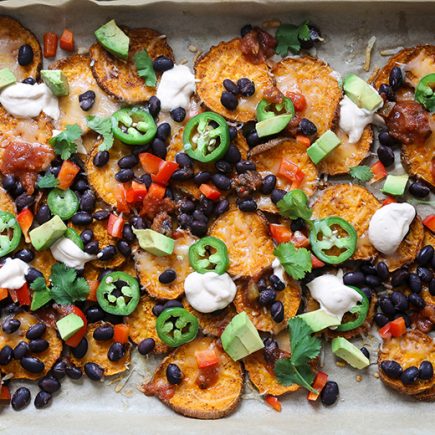 Sweet Potato Nachos | www.floatingkitchen.net