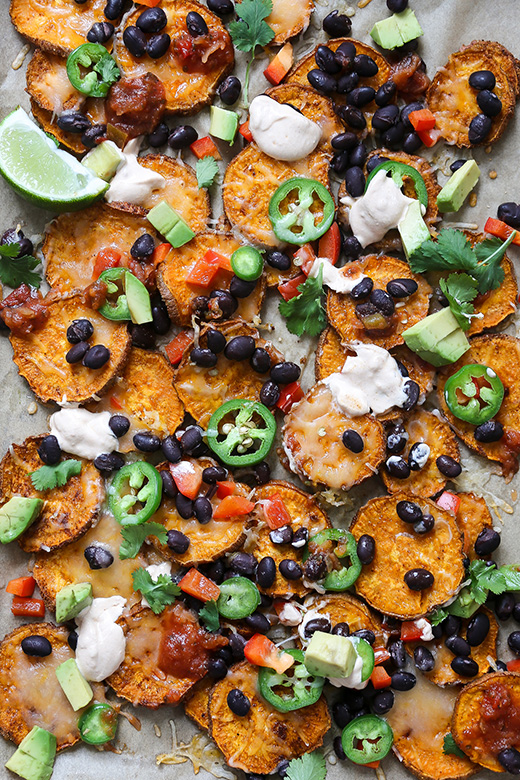 Sweet Potato Nachos | www.floatingkitchen.net