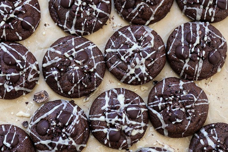 Chocolate Espresso Martini Cookies | www.floatingkitchen.net