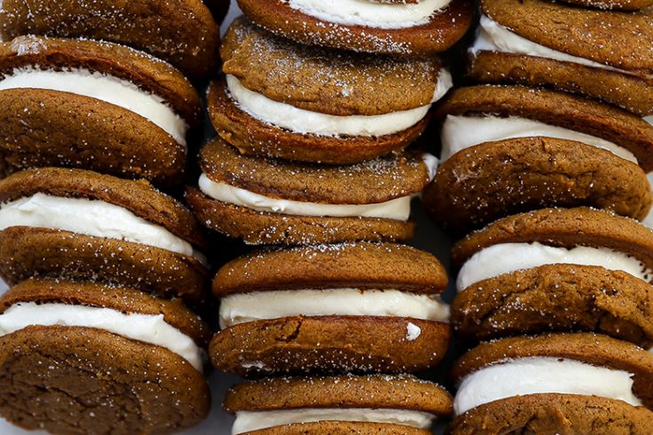 Gingerbread Cream Pies