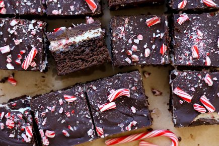 Peppermint Cream Brownies | www.floatingkitchen.net